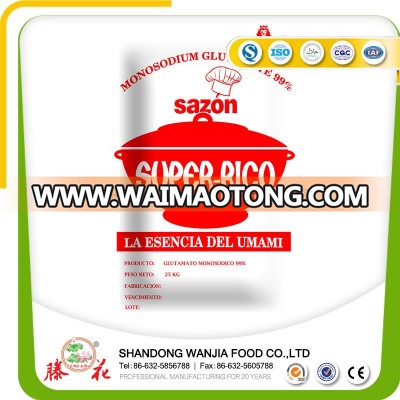 99%purity 40mesh seasoning monosodium glutamate